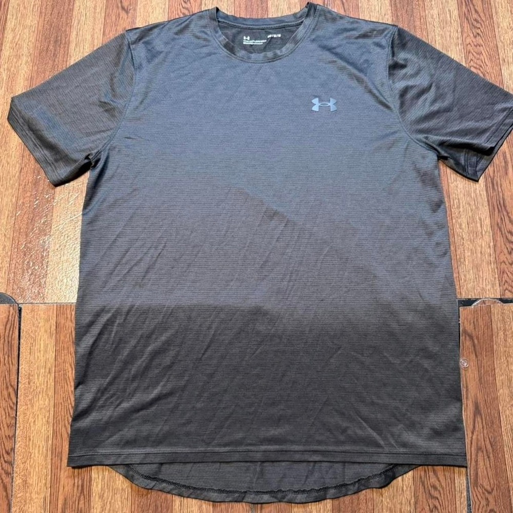 Under Armour Grey Retro‎ Tech Sportswear Running Train Shirt Medium